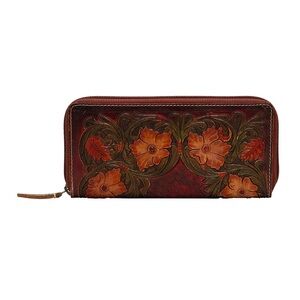 Myra Bag Floral Magenta Wallet